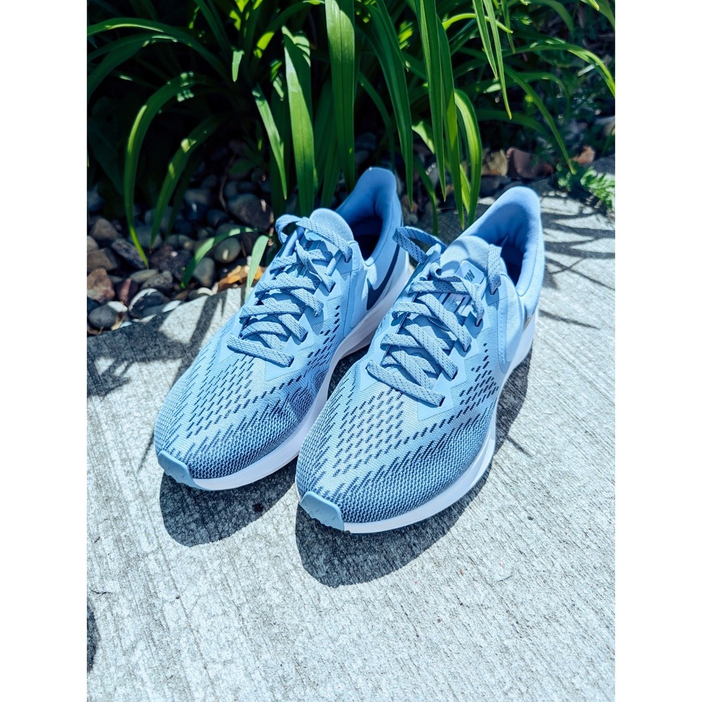 Nike Zoom X Nike Zoom Colorblock Blue/White/Black Low Top Lace Up Sneaker - Picture 2 of 6